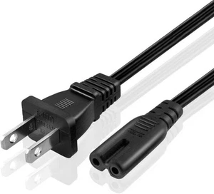 UL Listed 5ft 2 Prong AC Printer Power Cord Repalcement for Epson Ecotank ET-... - Picture 1 of 6