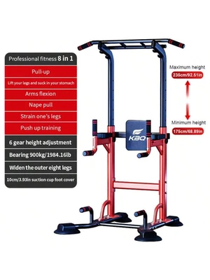 Сверхпрочный силовой башня с регулируемой высотой погружения станции подтягивания бар дома тренажер - Изображение 1 из 4