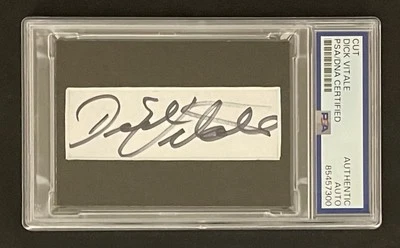 Dick Vitale Duke Blue Devils Signed Cut Signature Autographed Slabbed PSA/DNA - Image 1 of 4