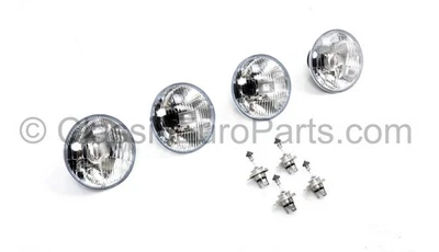 Sealed Beam to Euro Headlight Conversion H4 BMW E3 E9 E12 E21 E23 E24 E28 E30 - Image 1 of 4