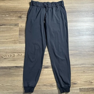 Pantalones Jogger Lululemon On The Fly Talla 6 Negros Pull On Luxtreme Viaje Atlético Foto 1 de 4