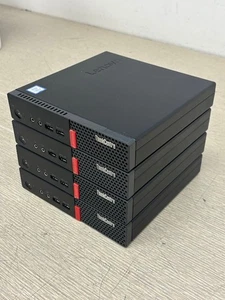 4x Lenovo ThinkCentre M710q Tiny i5-7500T 2.7GHz 8GB 128GB SSD WiFi Win10Pro Lot - Picture 1 of 6