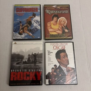 4 Sylvester Stallone DVDs, Oscar (2003), Rocky (2006), Rhinestone (1984), - Picture 1 of 8