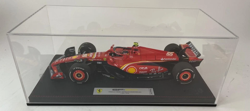 1/18 BBR-MODELS - FERRARI - F1 SF-24 TEAM SCUDERIA FERRARI N 55 BBR241855DIE-VET