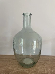 Vintage Style Glass Bottle Vase / Carafe Vase / Decorative Terrarium Glass Vesse - Picture 1 of 7