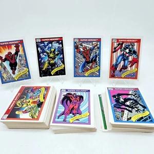 1990 Impel Marvel Universe Serie 1 Komplettsatz 1 - 162 Spider Man schön - Bild 1 von 4