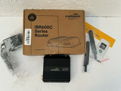 CRADLEPOINT IBR650C-150M-D SERIES NET CLOUD SERVICES LTE ROUTER WIFI - Image 1 of 4
