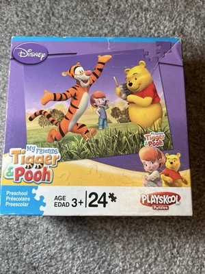 2008 Playskool Disney My Friends Tigger & Pooh 24 Piece Puzzle NEW SEALED - Image 1 of 4