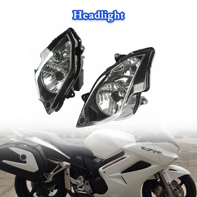 Headlight Headlamp Assembly Waterproof Motorcycle For Honda VFR800 2002-2012 - Image 1 of 4