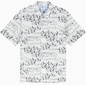 Camisa Floral Manga Corta “Jazmín” Algodón PAUL SMITH NUEVA CON ETIQUETAS $175. Talla grande - Imagen 1 de 3