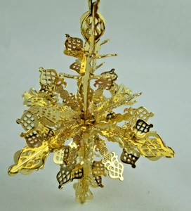 Reed And Barton Filigree Cathedral Snowflake Christmas Tree Ornament vintage - Picture 1 of 7
