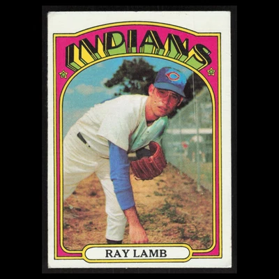 Ray Lamb #422 1972 Topps Cleveland Indians Baseball Card MLB EX - Image 1 of 3
