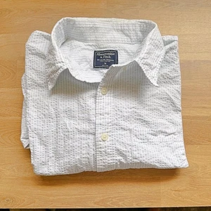 Abercrombie & Fitch Men Striped Casual Shirt - Size M - Picture 1 of 5