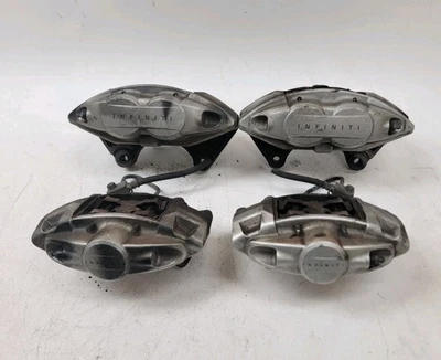 2007 - 2023 INFINITI/NISSAN 370Z Q50 M37 G37 Q60 Q70 AKEBONO  CALIPER SET OF 4. - Image 1 of 4
