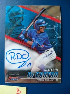 Bowman's Best Rikelbin De Castro 2021 #B21-RD Toronto Blue Jays automático - Imagen 1 de 2