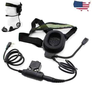 CS HD01 Z Tactical Headset Hörmuschel Mikrofon U94 PTT Baofeng UV-5R UV-5RTP H777 Funkgerät - Bild 1 von 1