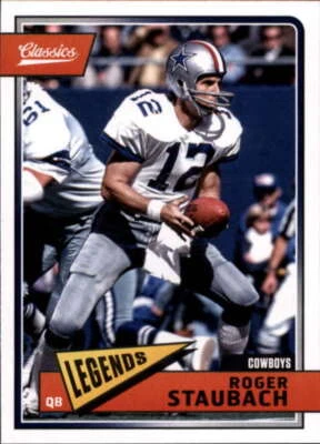 2018 Panini Classics #193 Roger Staubach Dallas Cowboys Football Card ID:33328 - Image 1 of 2