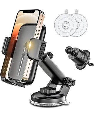 Universal Car Phone Holder for Dashboard Windscreen Vent Military Suction Cup - Image 1 of 4