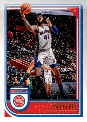 2022-23 Panini NBA Hoops Winter - #62 Saddiq Bey Detroit Pistons - Image 1 of 2
