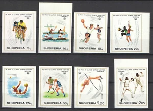 Albanien 1975. Olimpische Spiele, Montreal IMPERF Satz postfrisch (**) Mi: 1807-1814 / 12 EUR - Bild 1 von 1