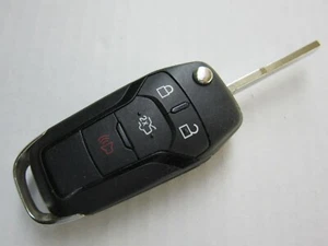 OEM 2013-2016 FORD FUSION FLIP KEY FOB KEYLESS REMOTE NEW KEY BLANK 164-R7986 - Picture 1 of 4
