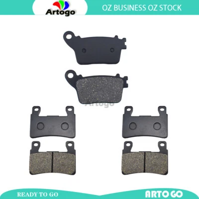 Pastillas de freno delanteras + traseras para Kawasaki Ninja ZX-6R ABS 636cc 2013-2018 2019 2020 Foto 1 de 3