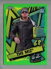 THE MIZ - 2021 TOPPS CHROME WWE SLAM ATTAX GREEN REFRACTOR S#/50