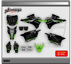 KAWASAKI KX 85 KX 112 2022 CONJUNTO GRÁFICO COMPLETO SEMI PERSONALIZADO - Imagen 1 de 2