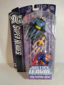 DC Super Heroes Justice League 3pk Batman Wonder Woman Superman (CosBman683) - Picture 1 of 8