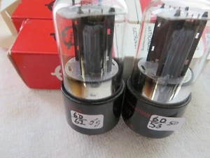 Radio Tubes Two National 6SL7 TV/7 08/24 Calibrated 60/62 and 60/55 - Picture 1 of 2