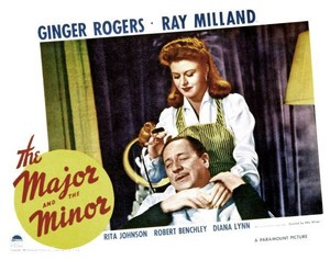 The Major And The Minor Lobby Card Robert Benchley Ginger Rogers- Old Photo