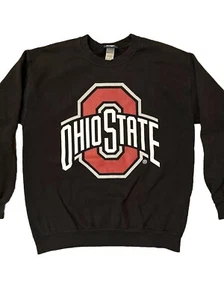 Ohio State Buckeyes Sweater Medium Black Adult Football College Sweaters M Size - Picture 1 of 10