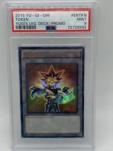 PSA 9 Yugioh Token Yugi YGLD-ENTKN Ultra seltene Yugis legendäre Deck Promo - Bild 1 von 2