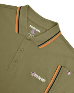 Lambretta Mens Polo Shirt Twin Tipped Lambretta Polo Shirt Sizes M-4XL - Picture 1 of 7