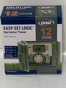 Orbit 57900 Easy-Set Logic Indoor/Outdoor 12-Station Sprinkler Timer 12 Zone - Picture 1 of 4