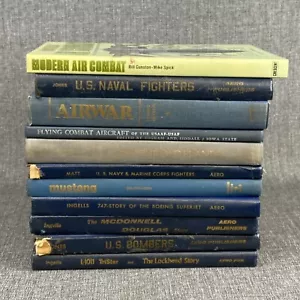 US Air Force Combat planes , flying , Air War , History lot of 11 large books - Picture 1 of 18