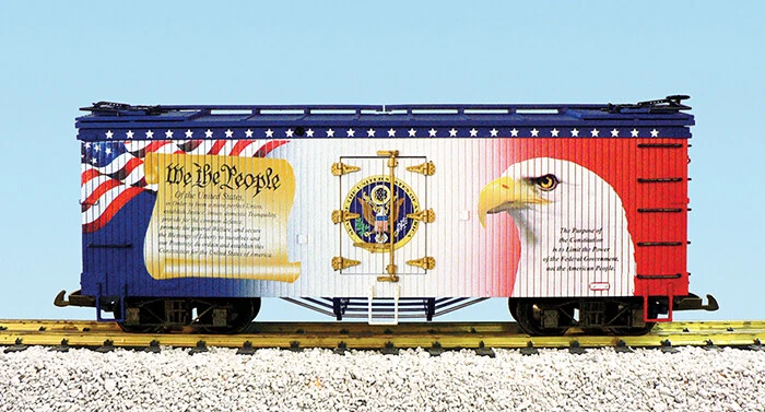 USA Trains G Scale R16498 "We the People” Patriotic Car - Image 1 of 1