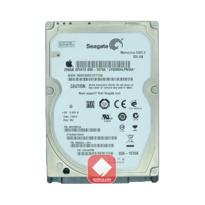 Seagate Momentus Hard Disk Interno 2,5  250Gb Sata 5400RPM ST9250315ASG - Immagine 1 di 2