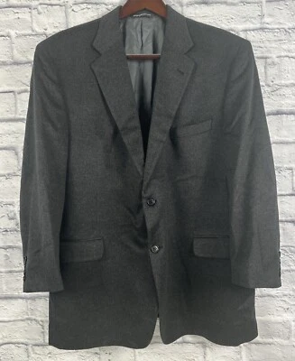Coppley Men's Gray Cashmere Sport Coat Jacket Blazer Sz 47 Regular - Image 1 of 4