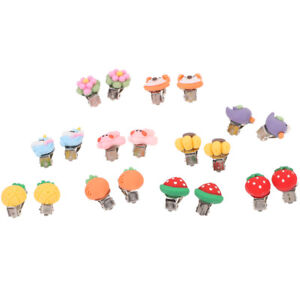 Stylish Children's Ear Clip Set - 10 Pairs Girls' Earrings
