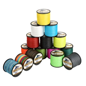 HERCULES 6lb-100lb 4 Strands PE Braided Super Fishing line 100M 109Yds Saltwater - Picture 1 of 20