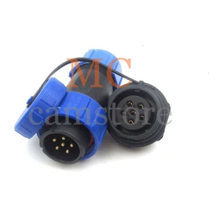 SP21 6Pin Electrical Cable Wire Connector Plug Socket,IP67 Waterproof Connector - Picture 1 of 7