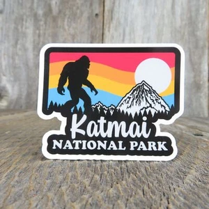 Katmai Nationalpark Bigfoot Aufkleber Arkansas Souvenir wasserdicht - Bild 1 von 7