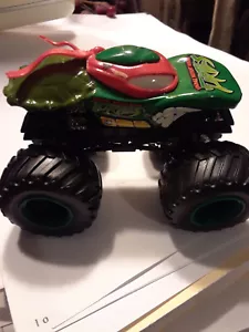 Hot Wheels TMNT Monster Jam Truck Raffaello (sciolto) - Foto 1 di 4