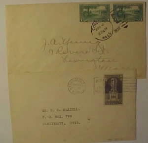 USA FDC 1925 CONCORD 1926 ERIKSON CAT $ 62.50 - Picture 1 of 1