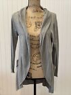 Pull cardigan ZARA petit pull avant gris ouvert poches à manches longues S