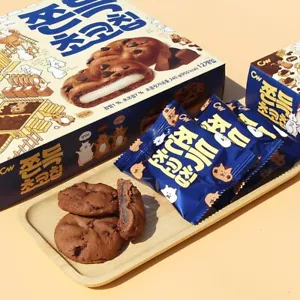 Cheongwoo Foods Chewy Chocolate Chips 240g (12p) x4EA / Korean Snack - Bild 1 von 8