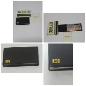 Pepsi Calculator Black Pocket 1980's New Solar Magitronic SCD8410 Sales Gift - Picture 1 of 5