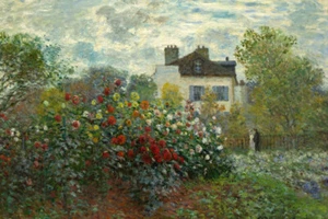 The Artist's Garden by Claude Monet Impressionism Art Wall Poster - POSTER 20x30 - Picture 1 of 4