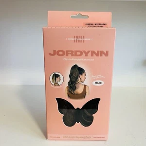 INH Insert Name Here JORDYNN Clip in Ponytail Extension Mixed-Brown 18" Long NEW - Picture 1 of 8